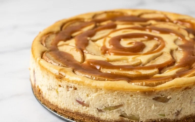 Caramel Apple Cheesecake-Ultimate Autumn Dessert
