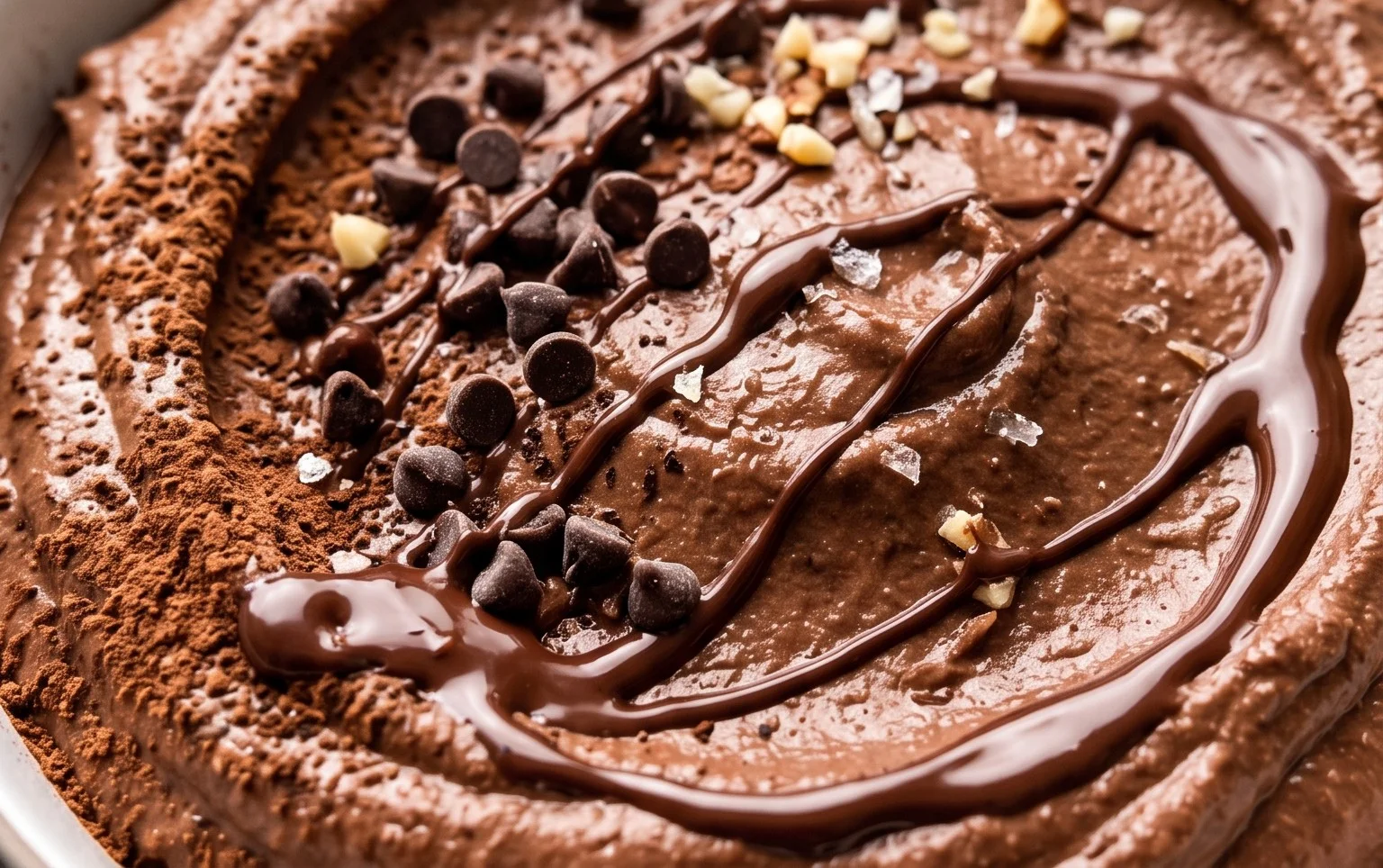 Brownie Batter Chocolate Hummus