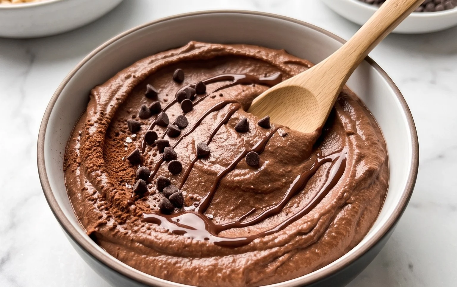 Brownie Batter Hummus – Guilt-Free Chocolate Dip