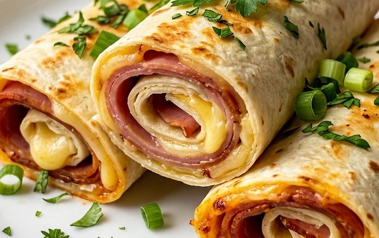 Beef Ham and Cheese Roll Ups