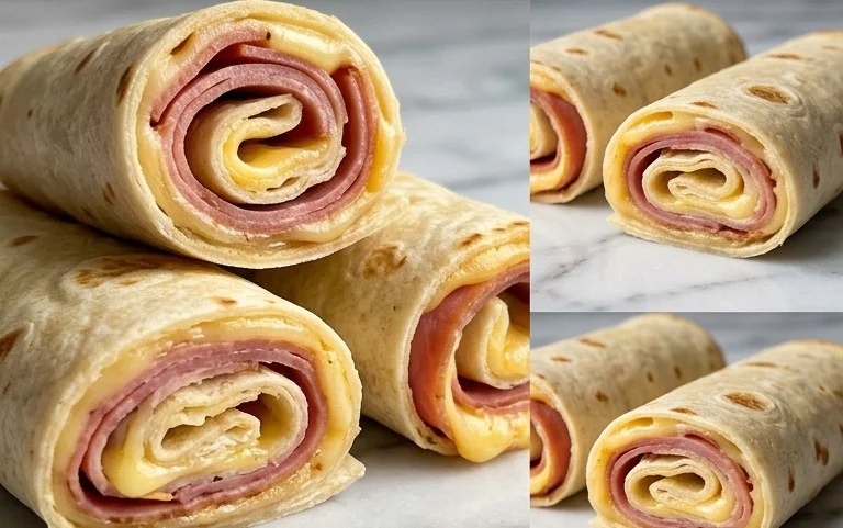 Beef Beef Ham Cheese Roll Ups Savory & Cheesy