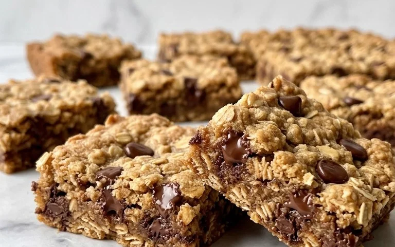 Chewy Oatmeal Chocolate Chip Bars-Ultimate Comfort Treat