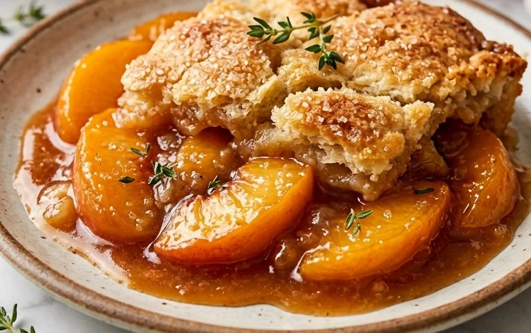 Peach Cobbler Recipe (Easy)
