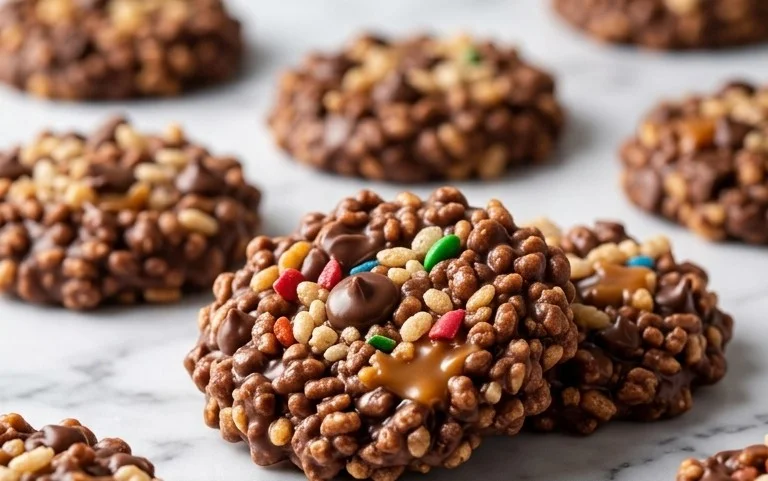 Homemade Star Crunch Cookies – Nostalgic Chocolate Caramel Treat