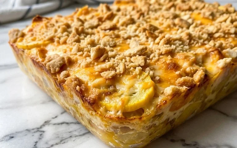 Creamy Southern Squash Casserole-Comfort Food