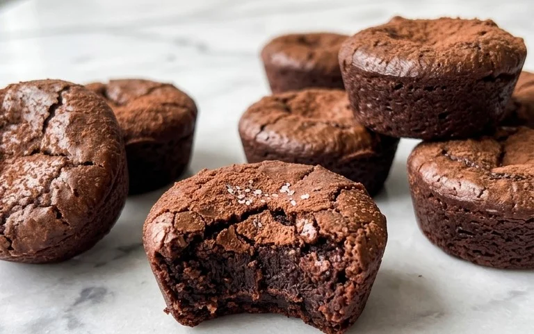 Fudgy Chocolate Black Bean Brownie Bites-Secretly Healthy