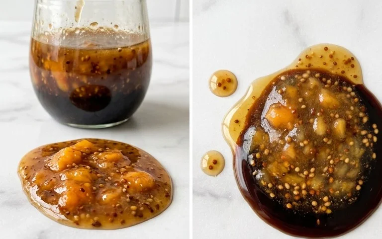 Peach Honey Dijon Balsamic Vinaigrette Dressing