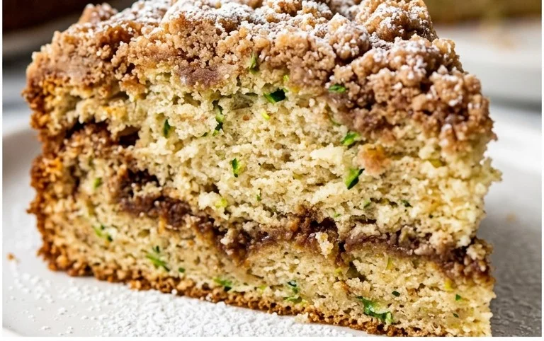 Brown Butter Zucchini Coffee Cake