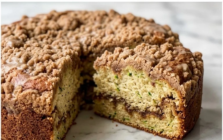 Brown Butter Zucchini Coffee Cake Moist & Nutty