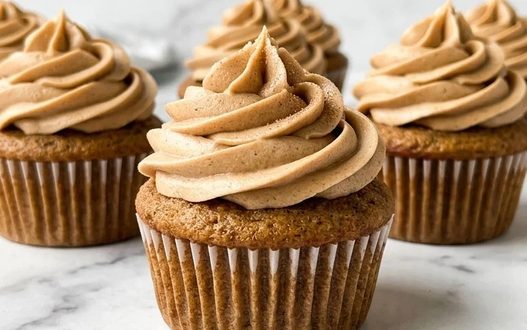 Brown Butter Dirty Chai Cupcakes – Toasty Nutty Chai Twist