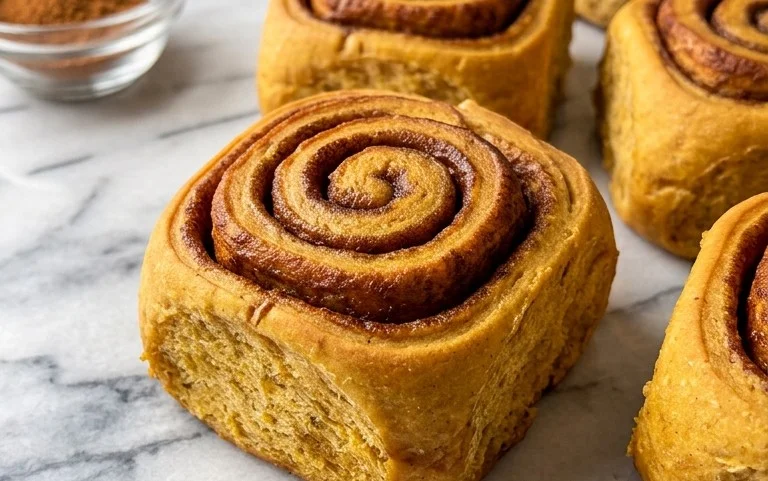Cozy Pumpkin Cinnamon Rolls for Fall Brunch